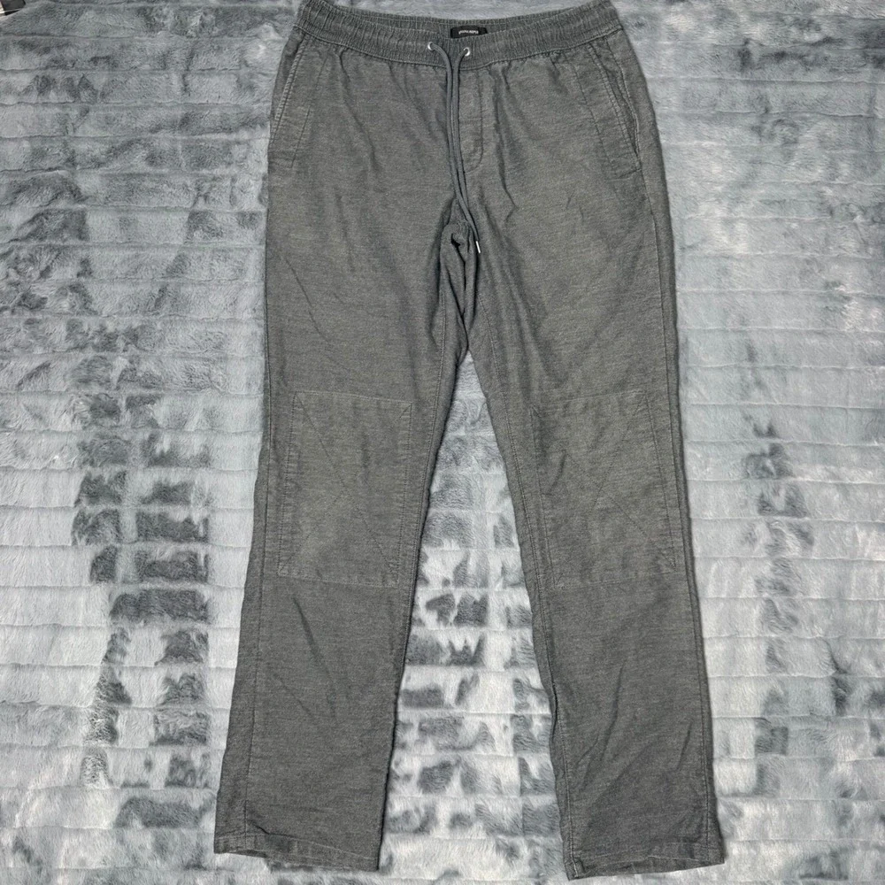 Banana Republic Mens Gray Drawstring Elastic Waist Utility Jogger Pants 32x32